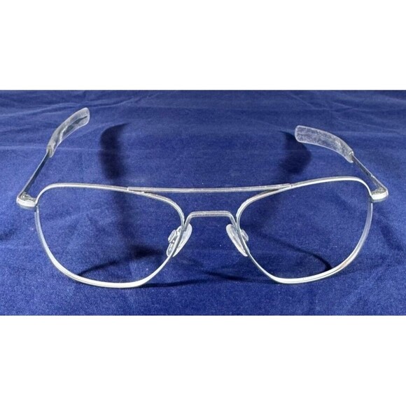 Randolph Engineering Sunglasses Aviator Pilot 52-20-140 Silver FRAMES ONLY - Picture 1 of 8